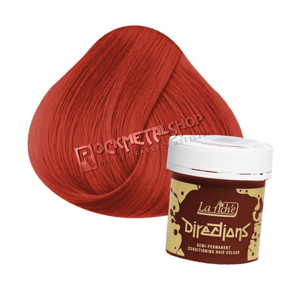 TONER, FARBA DO WŁOSÓW CORAL RED [FRB-24] DIRECTIONS, LA RICHE