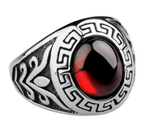 pierścień MEANDER CRYSTAL