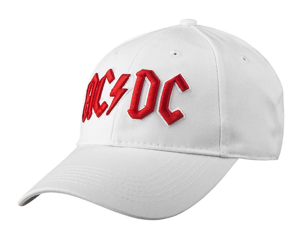 czapka AC/DC - LOGO WHITE