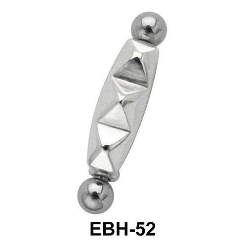 KOLCZYK PIERCING DO BRWI PYRAMID STUD 1,2mm dł. 12mm [EBH-52]
