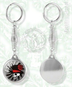 brelok DEATH AND ROSES