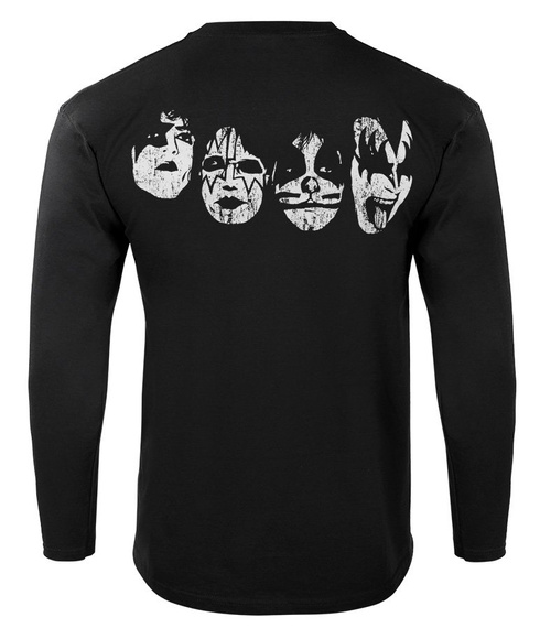 longsleeve KISS - AMERICAN FLAG LOGO