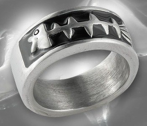 pierścień FISHBONE