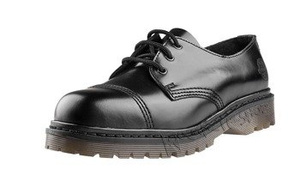 glany NEVERMIND - CZARNE (3 dziurki) polerowane