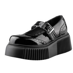 półbuty damskie ALTERCORE czarne (ANABELLE VEGAN BLACK PATENT)