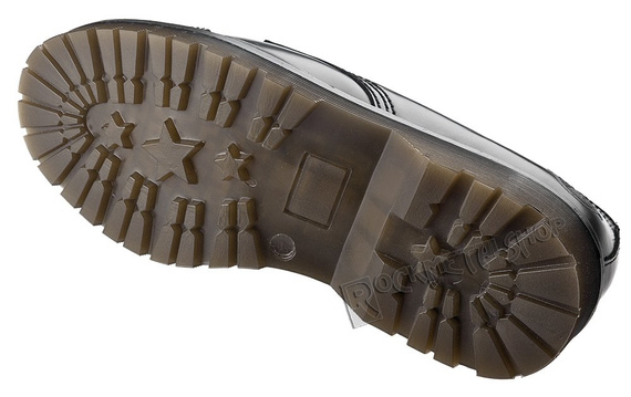 glany NEVERMIND - CZARNE (3 dziurki) polerowane