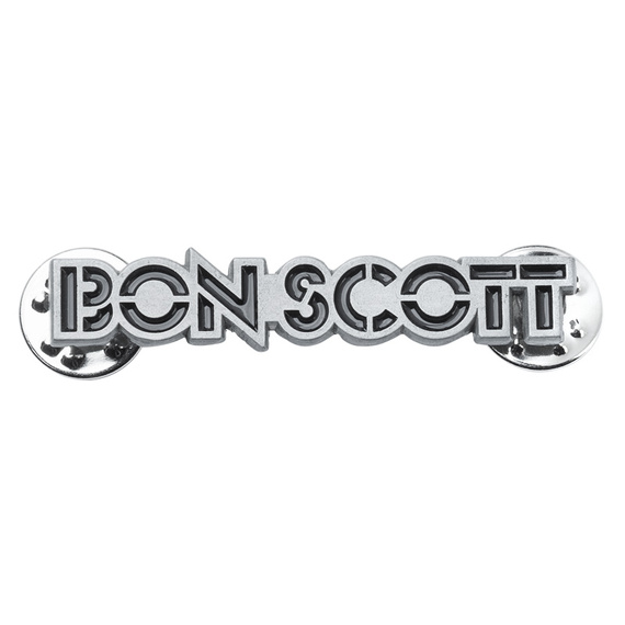 przypinka BON SCOTT - LOGO