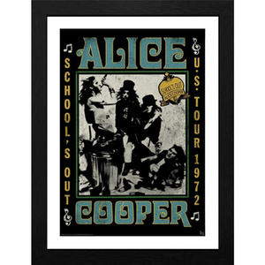 obraz w ramie ALICE COOPER - SCHOOL'S OUT TOUR
