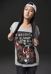 bluzka damska 5 SECONDS OF SUMMER - LONGPRINT