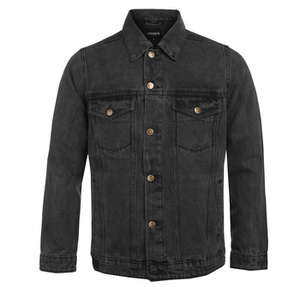 kurtka DENIM JACKET VINTAGE black jeansowa