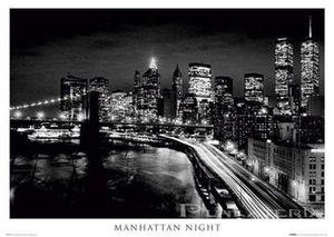 plakat MANHATTAN -  NIGHT