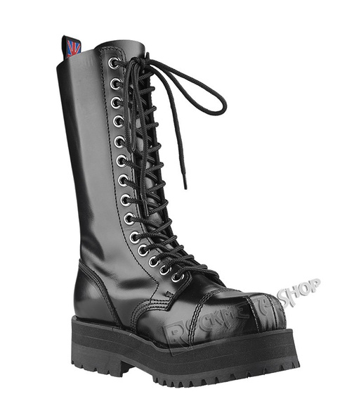 glany NEVERMIND - CZARNE (14 dziurek) polerowane