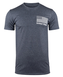 koszulka NASA - BLACK FLAG granatowy melanż