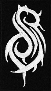 naszywka SLIPKNOT - LOGO WHITE