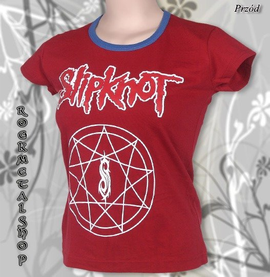 bluzka damska SLIPKNOT czerwona