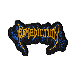 naszywka termiczna BENEDICTION - LOGO YELLOW