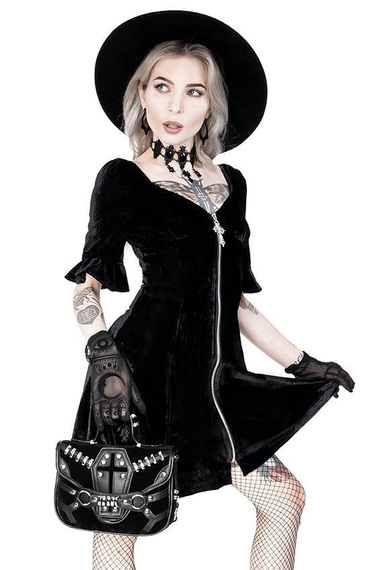 sukienka BLACK VELVET SWEETHEART 