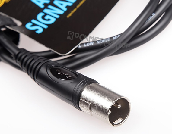 przewód mikrofonowy BOSTON: XLR - MAŁY JACK STEREO (3.5mm) / 0,75m