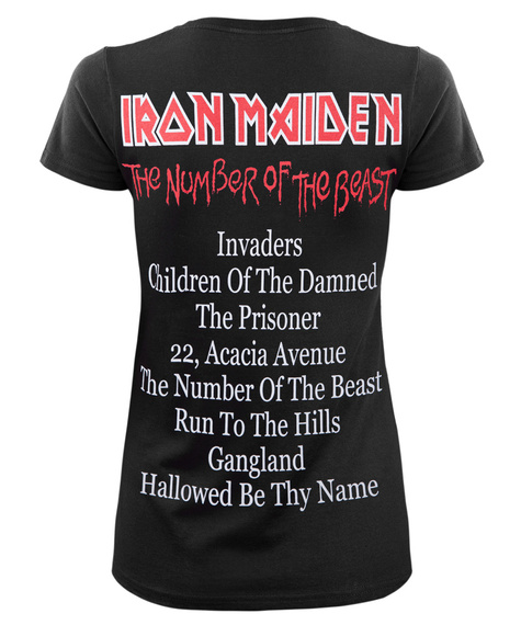 bluzka damska IRON MAIDEN - THE NUMBER OF THE BEAST