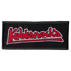 naszywka KOBRANOCKA - LOGO white/red
