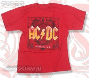 koszulka AC/DC - BLACK ICE czerwona