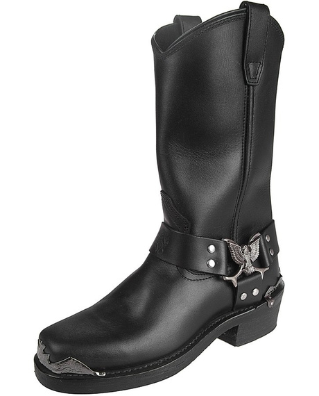 kowbojki GRINDERS - EAGLE HI (2001 BLACK), USZKODZONE