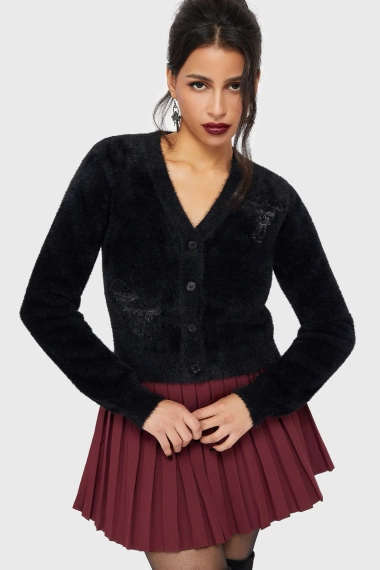 kardigan KILLSTAR - SKULL GROVE 