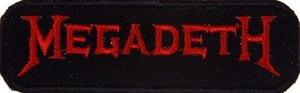 naszywka MEGADETH - LOGO RED