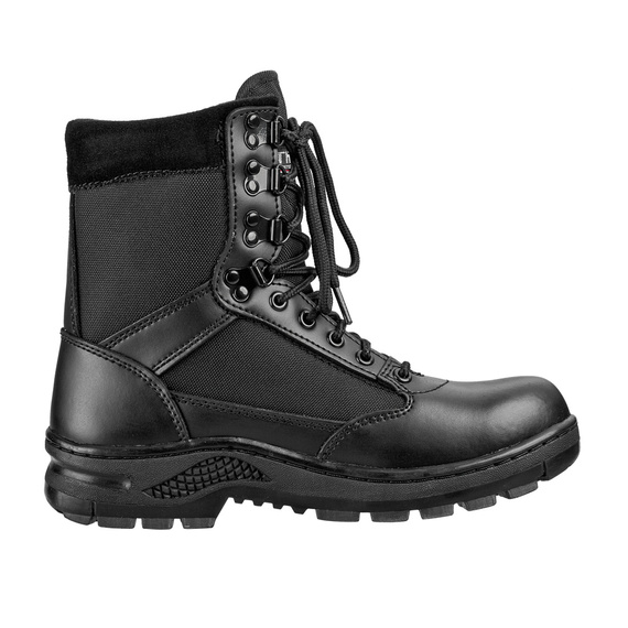 obuwie taktyczne SECURITY BOOT 9-cio dziurkowe CZARNE
