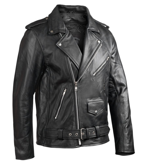 kurtka RAMONESKA - COWHIDE LEATHER ANILINA, USZKODZONA