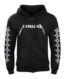 bluza METALLICA - LOGO rozpinana z kapturem