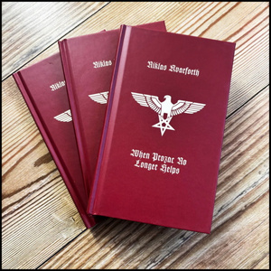 książka WHEN PROZAC NO LONGER HELPS by Niklas Kvarforth, wersja anglojęzyczna