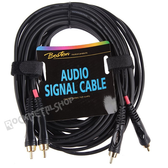 przewód audio BOSTON: 2 x RCA (cinch) - 2 x RCA (cinch) / 9m