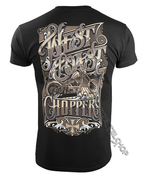 koszulka WEST COAST CHOPPERS - LOCK UP, black