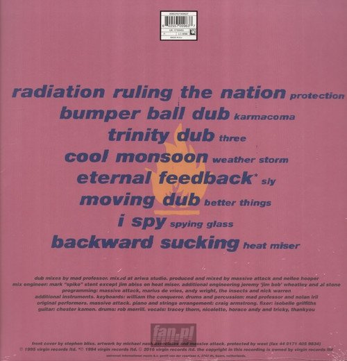 MASSIVE ATTACK: NO PROTECTION (LP VINYL)