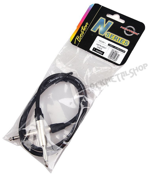 kabel instrumentalny BOSTON N-SERIES jack NEUTRIK prosty/prosty / 1m
