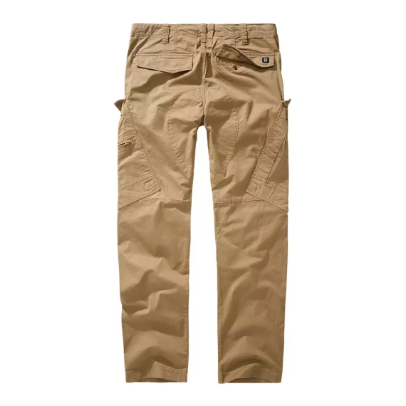 spodnie bojówki ADVEN TROUSERS SLIM FIT camel