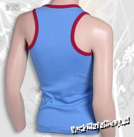 bluzka damska GREEN DAY - KNOW YOUR ENEMY na ramiączkach, błękitna