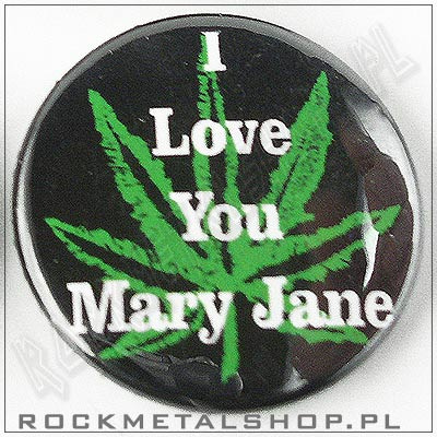 przypinka I LOVE YOU MARY JANE