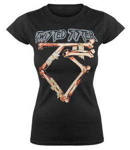 bluzka damska TWISTED SISTER - BONE LOGO
