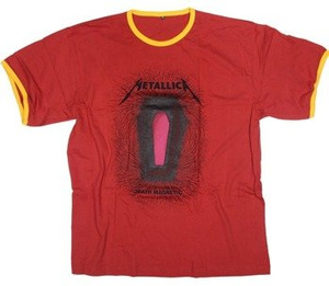 koszulka METALLICA - DEATH MAGNETIC czerwona