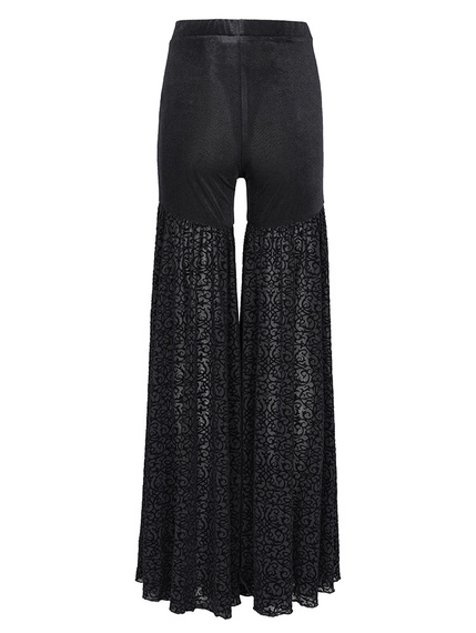 spodnie DEVIL FASHION - BLACK GOTHIC PUNK RETRO 