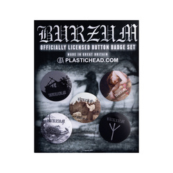 zestaw 5 szt. przypinek BURZUM - SET 1