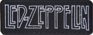 naszywka LED ZEPPELIN - LOGO WHITE