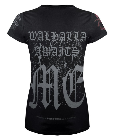 bluzka damska VICTORY OR VALHALLA - VIKING SHIELD