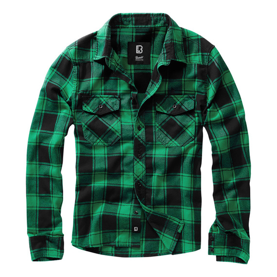 koszula CHECKSHIRT - GREEN/BLACK GINGHAM
