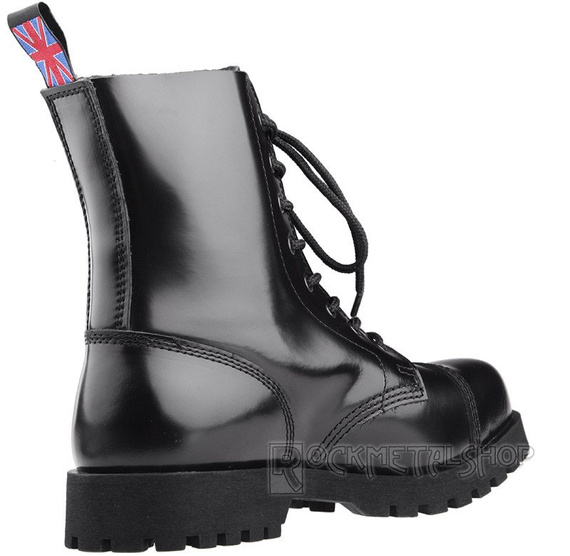 glany NEVERMIND - CZARNE (8 dziurek) polerowane, USZKODZONE