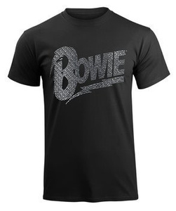 koszulka DAVID BOWIE - FLASH LOGO (DIAMANTE)