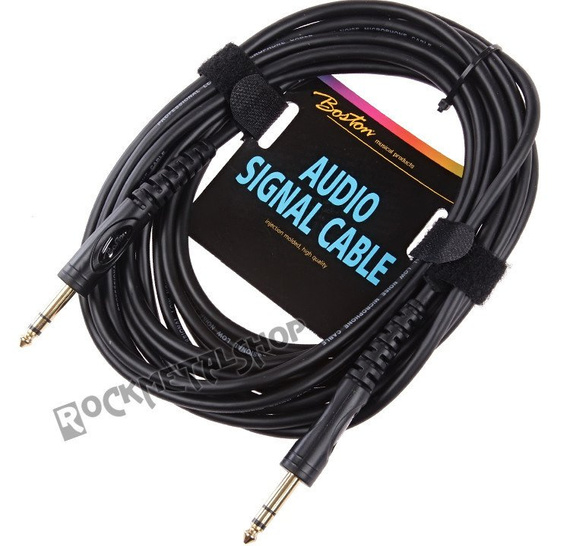 przewód audio BOSTON: duży JACK/JACK STEREO (6.3mm)  / 9m