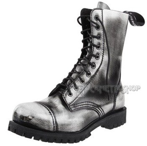 glany ALTERCORE białe przecierane 10-dziurkowe (551 WHITE RUB-OFF)